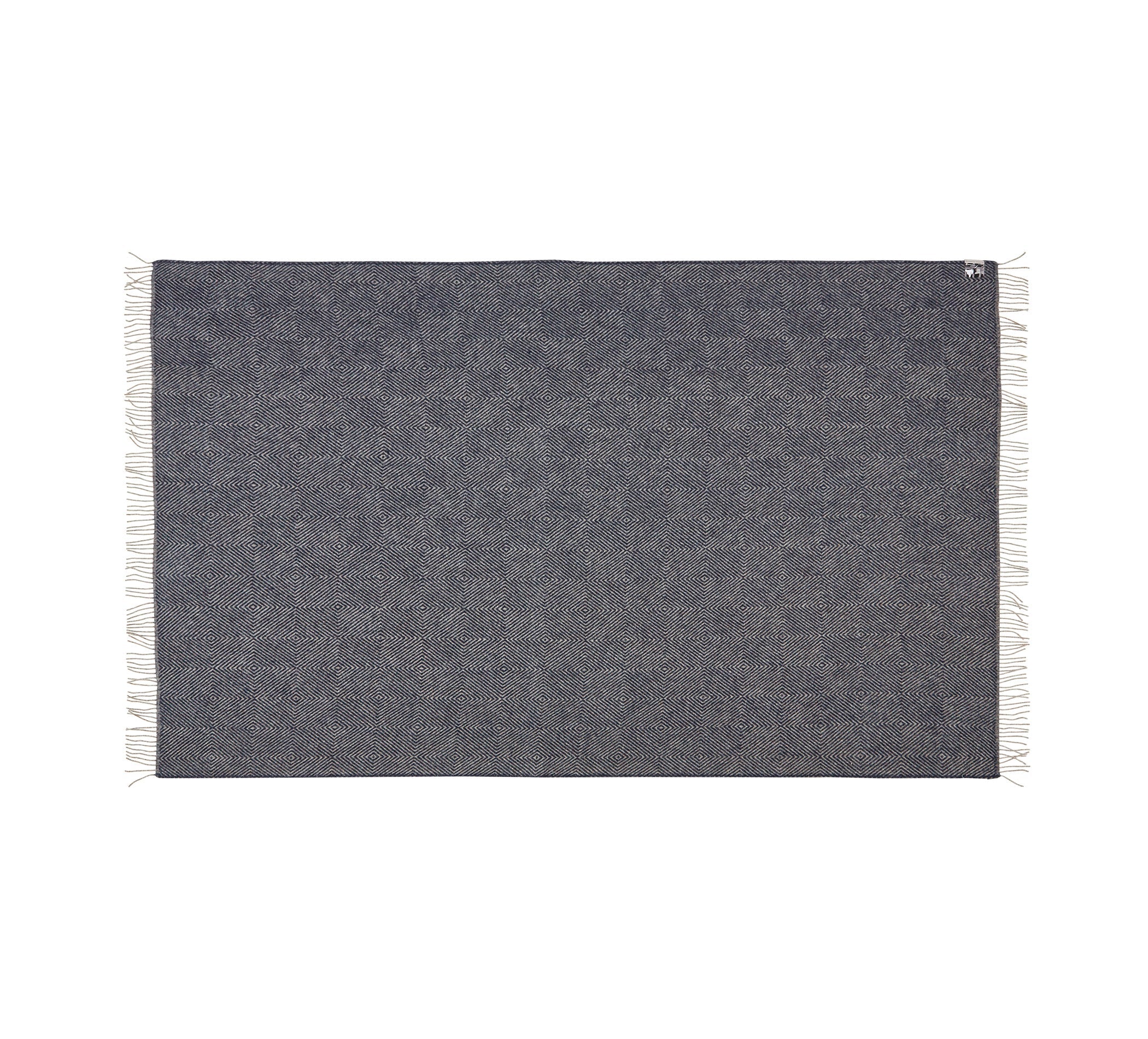 Silkeborg Uldspinderi Fanø Throw 140x240 cm Throw 0171 Slate Black