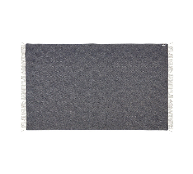 Silkeborg Uldspinderi Fanø Throw 140x240 cm Throw 0171 Slate Black