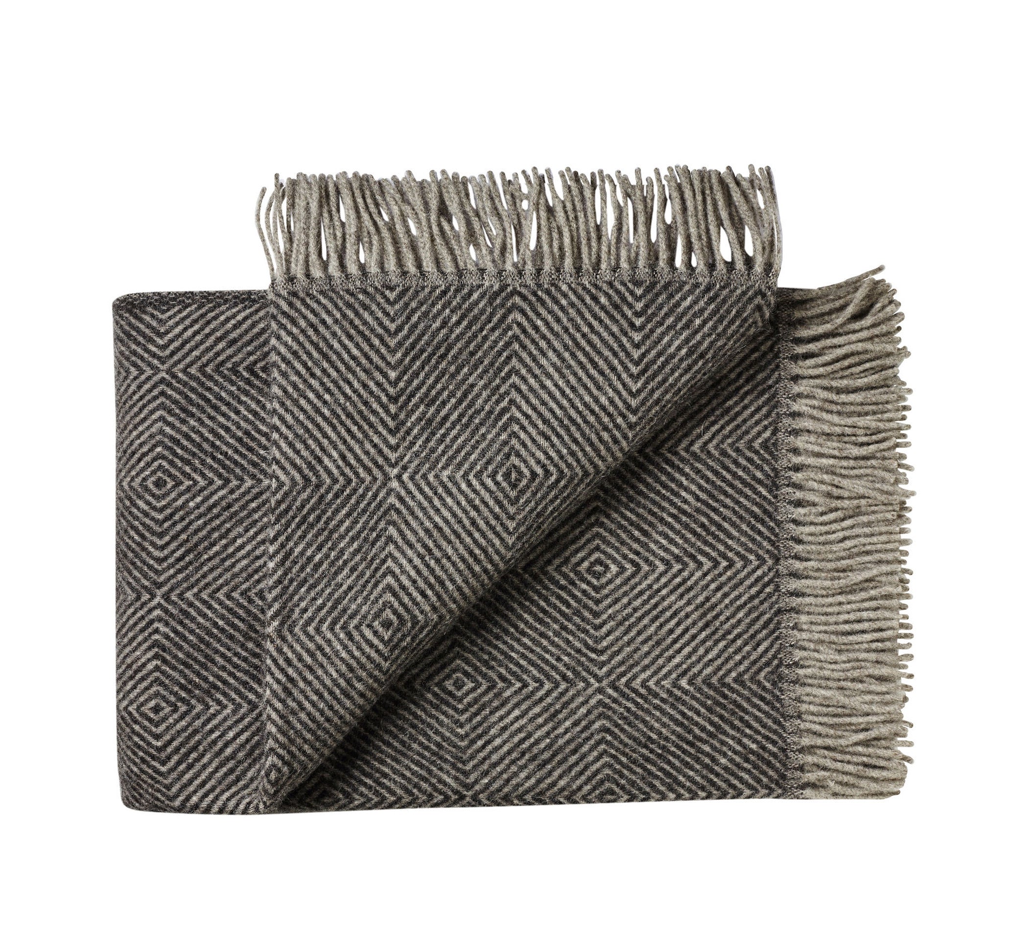 Silkeborg Uldspinderi Fanø Throw 140x240 cm Throw 0171 Slate Black