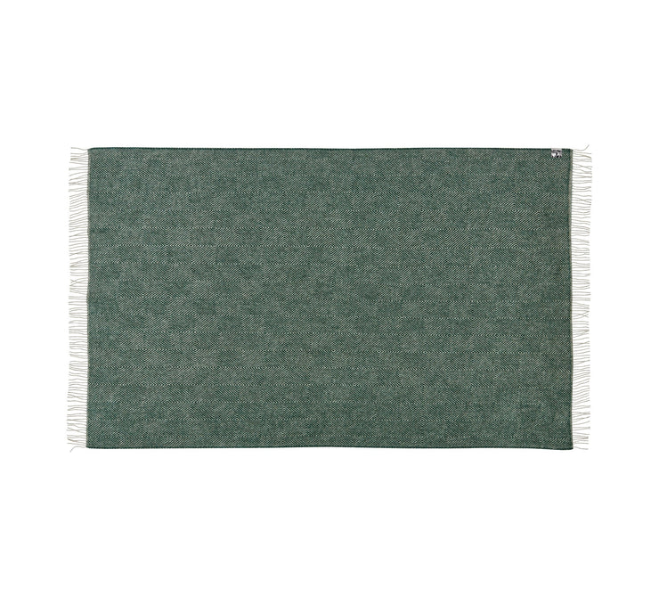 Silkeborg Uldspinderi Fanø Throw 140x240 cm Throw 0178 Dark Pine Green
