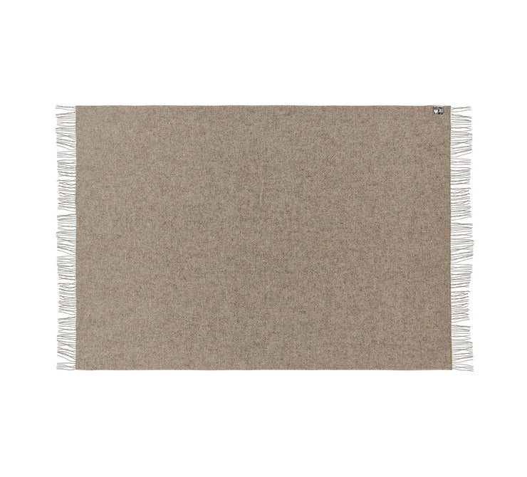 Silkeborg Uldspinderi Fanø Throw 140x240 cm Throw 0185 Pebbles Beige