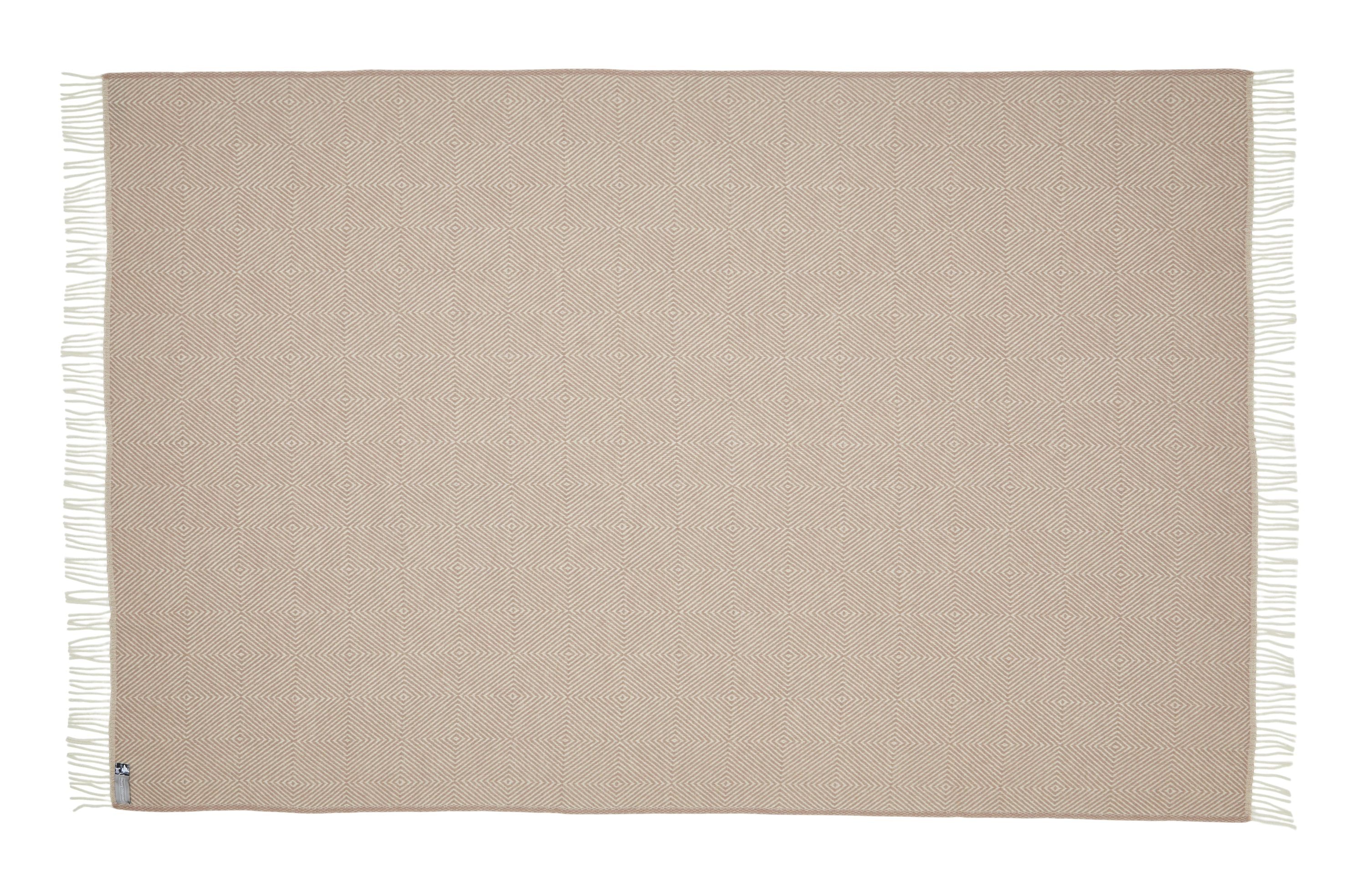 Silkeborg Uldspinderi Fanø Throw 140x240 cm Throw 1927 Dusty Rose