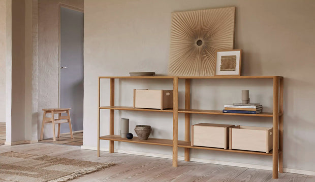 Form & Refine Leaf Shelf 2x3, White Oak