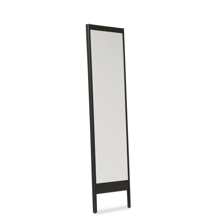 Form & Refine A Line Mirror, Black-stained Oak
