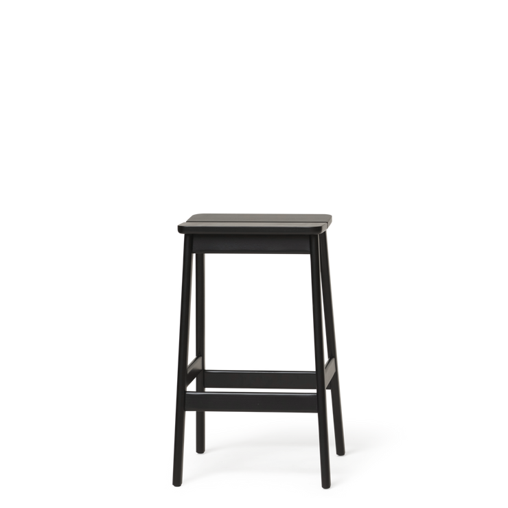 Form & Refine Angle Standard Stool 65, Black-stained Beech