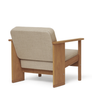 Form & Refine Block Lounge Chair, Oak - COM