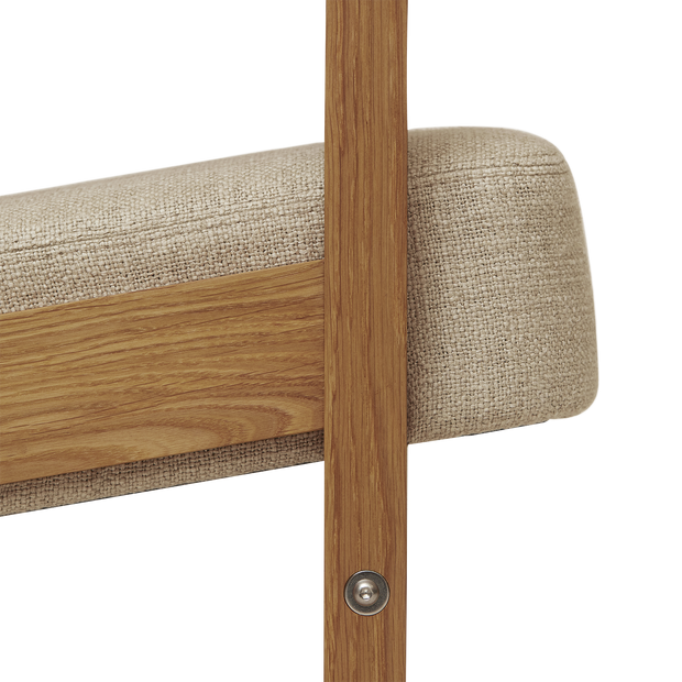 Form & Refine Block Lounge Chair, Oak