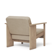 Form & Refine Block Lounge Chair, White Oak - COM