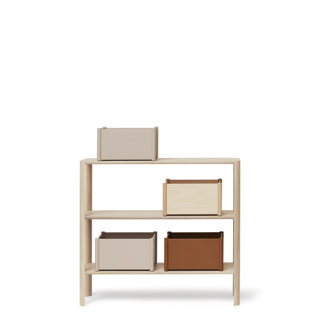 Form & Refine Leaf Shelf 1x3, White Oak