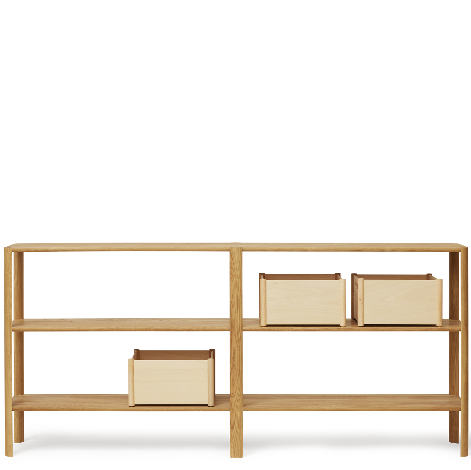 Form & Refine Leaf Shelf 2x3, Oak