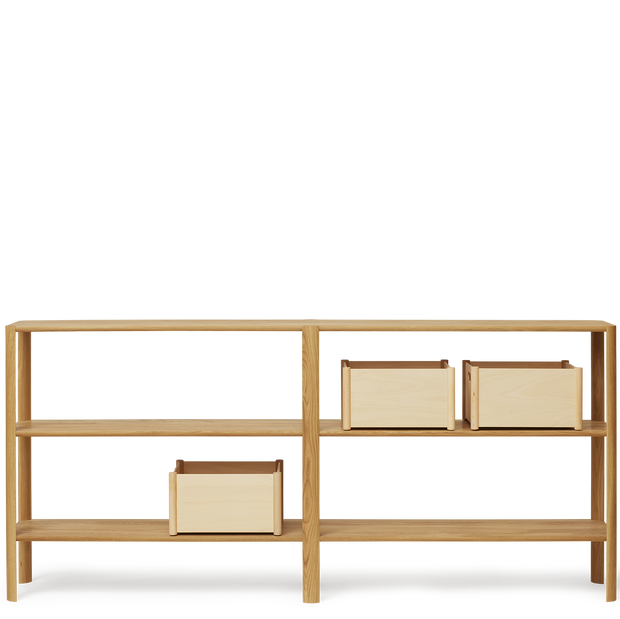 Form & Refine Leaf Shelf 2x3, Oak