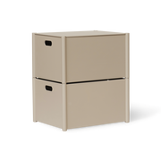 Form & Refine Pillar Storage Box Lid, Large, Warm Grey