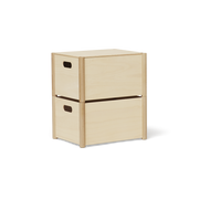 Form & Refine Pillar Storage Box, Medium, Beech