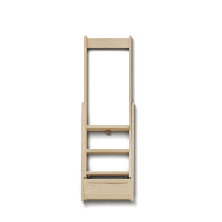 Form & Refine Step by Step Ladder, White Oak