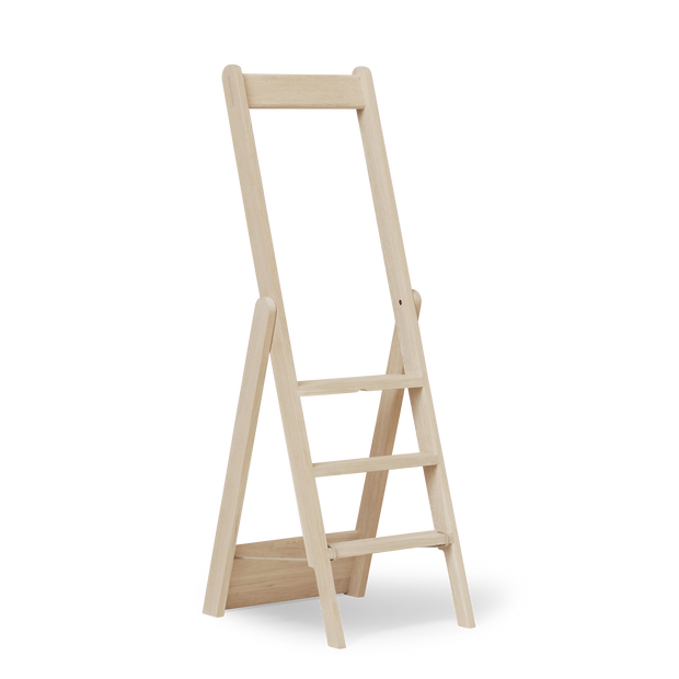 Form & Refine Step by Step Ladder, White Oak