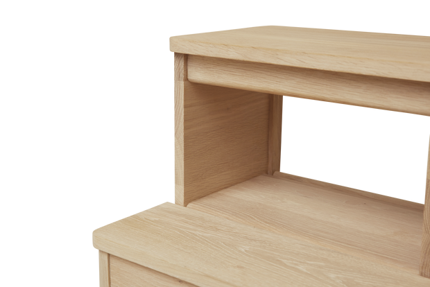 Form & Refine A Line Stepstool, White Oak