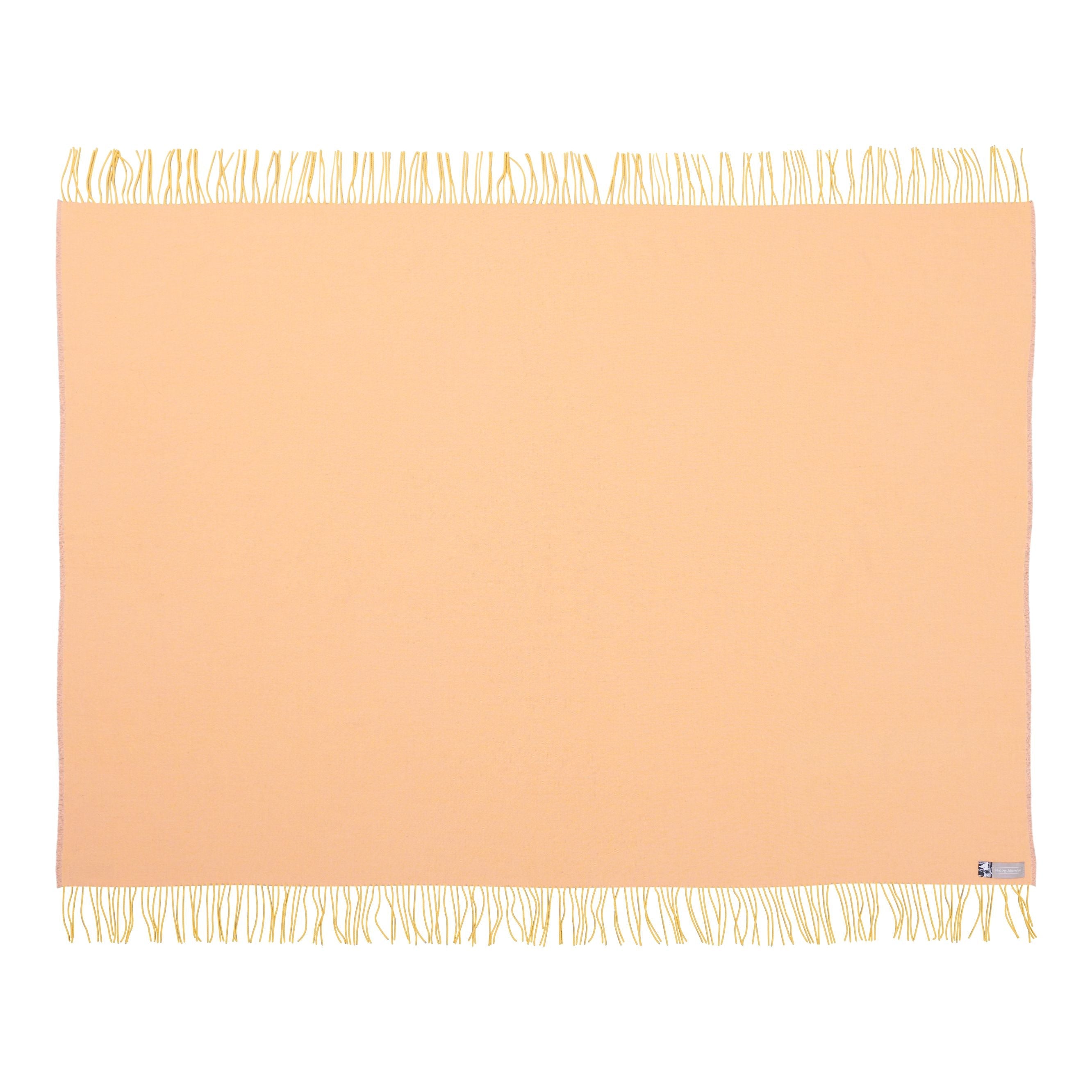 Silkeborg Uldspinderi Franja Throw 170x140 cm Throw 1231 - Butter Peach