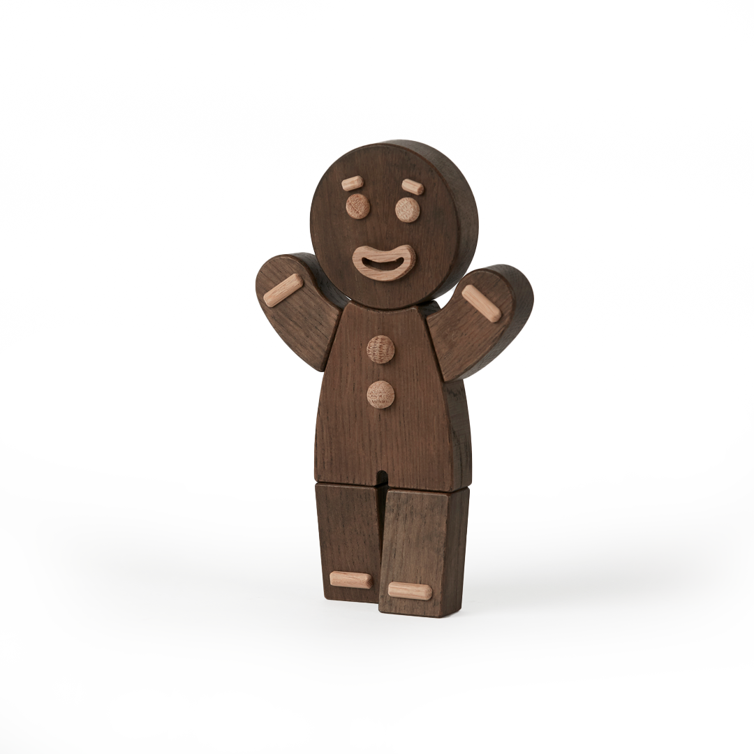 Boyhood Gingerbread Man, Large Smoke Stained Oak