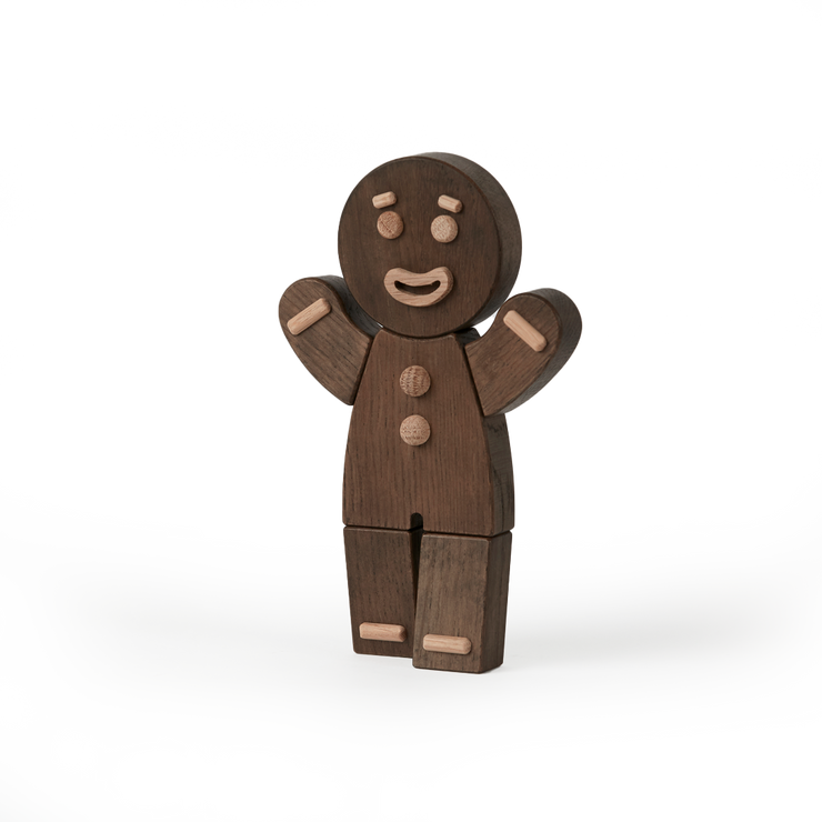 Boyhood Gingerbread Man, Large Smoke Stained Oak