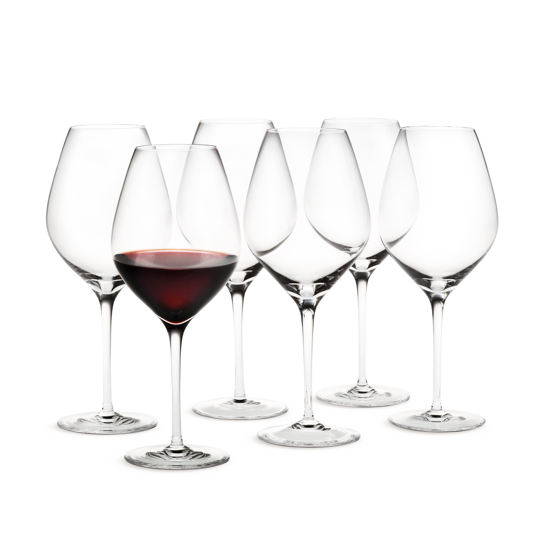 Holmegaard Cabernet Large Red Wine Glass, 6 Pcs.