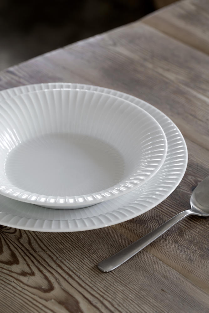 Kähler-Hammershøi-Soup-Plate-White-8.3"-3 Pcs.