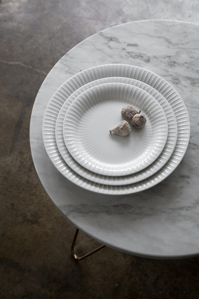 Kähler-Hammershøi-Plate-White-8.7”-3Pcs.