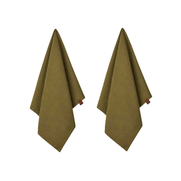 Humdakin Organic Tea Towel, 2 pack - Fern