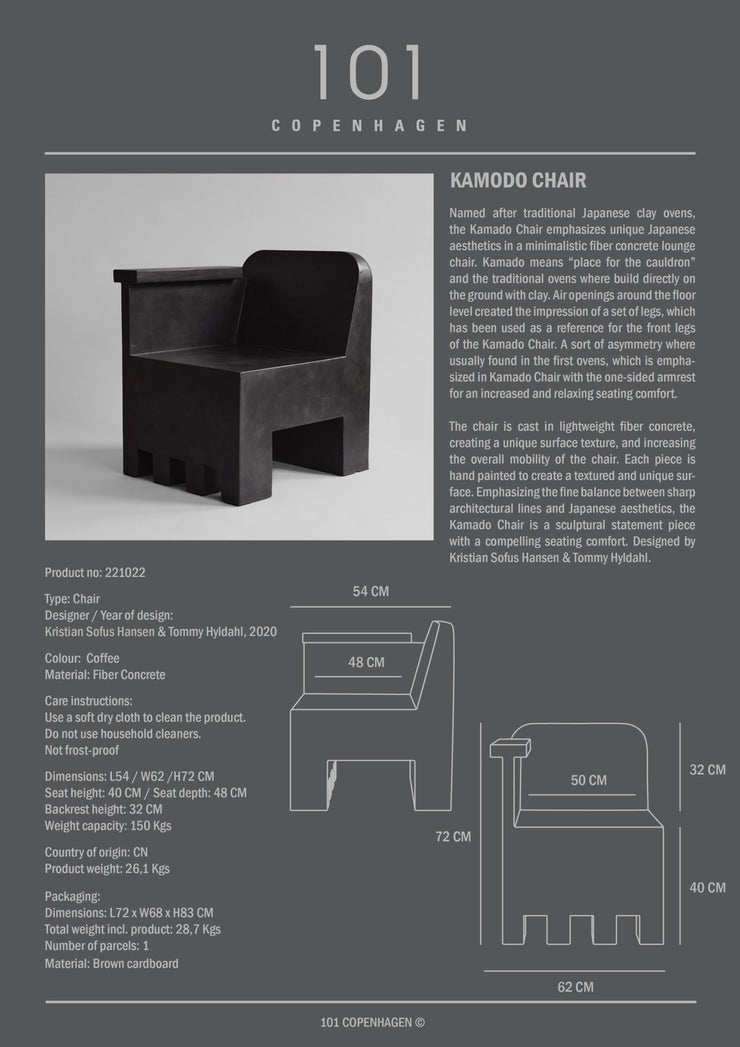 Kamodo Chair - Coffee - 101 CPH