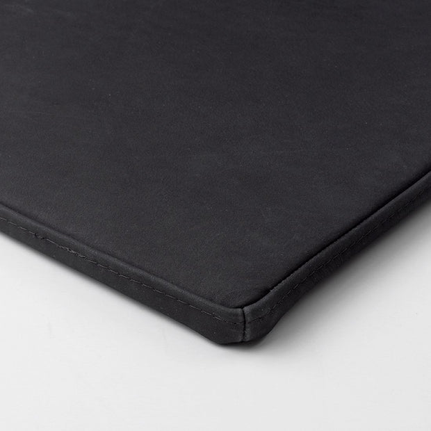 Discontinued Kristina Dam Studio Bauhaus Dining Chair Seating Cushion, Black Leather