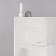 Kristina Dam Studio Grid Cabinet, Beige