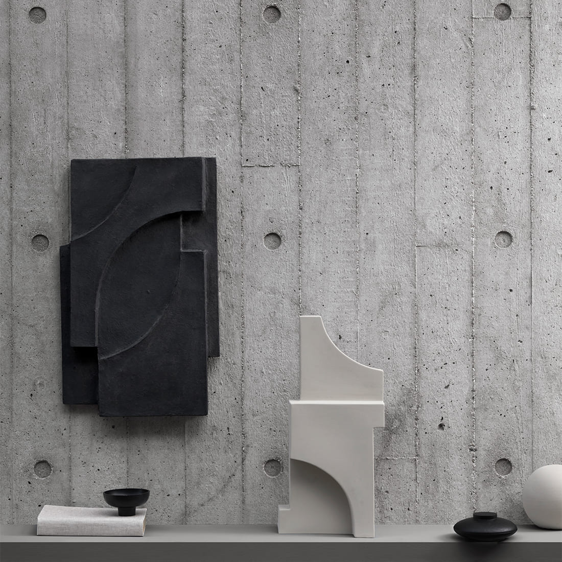 Kristina Dam Studio Serif Relief, Medium,, Dark Grey – NORMODE
