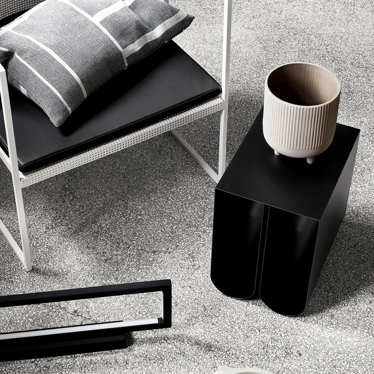 Kristina Dam Studio Curved Side Table, Black