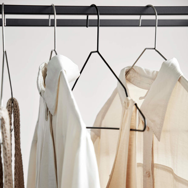 Kristina Dam Studio Hang'Em Coat Hanger, Black, 5 Pcs.