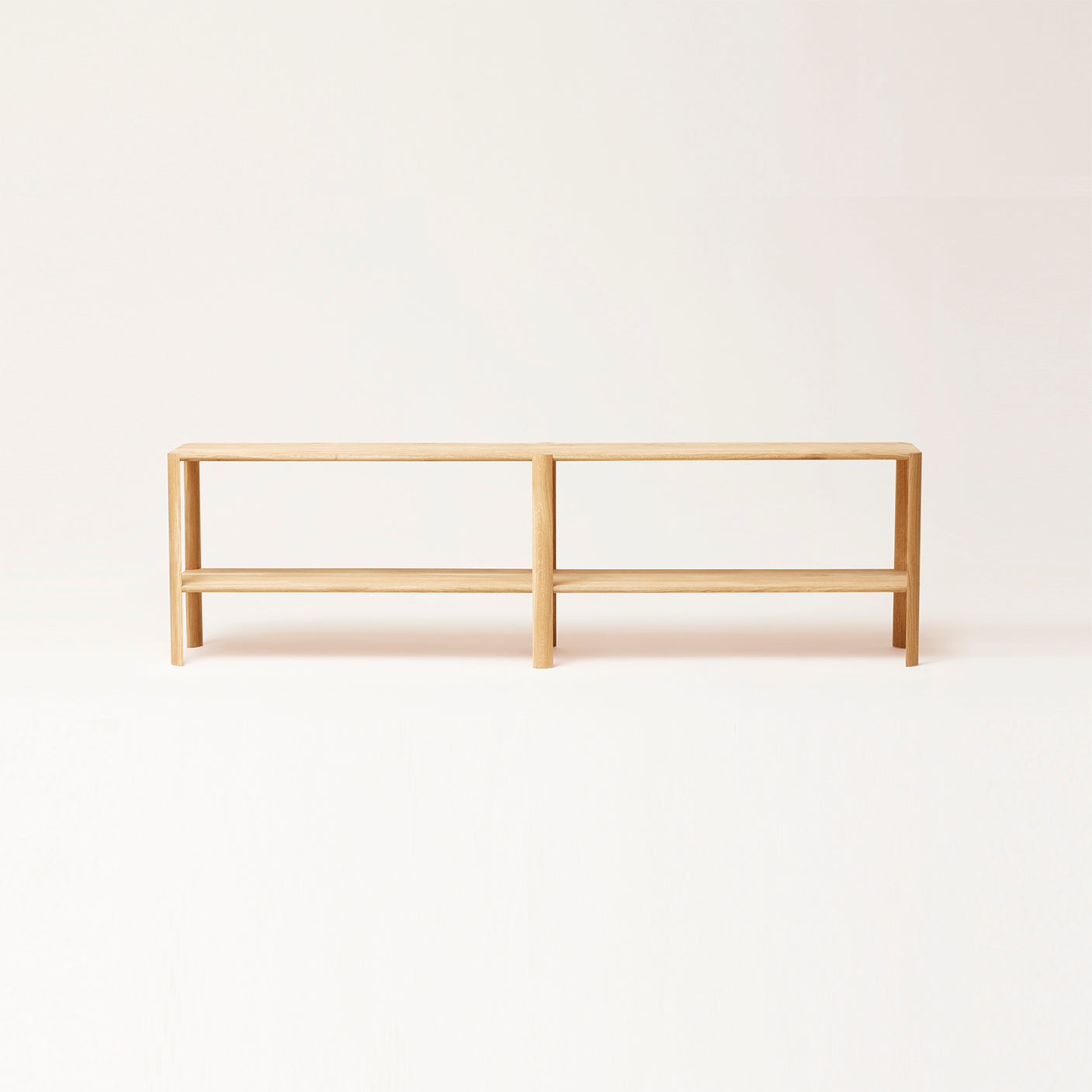 Form & Refine Leaf Shelf 2x2, Oak