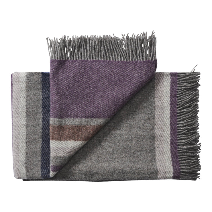 Silkeborg Uldspinderi Lyø Throw 140x240 cm Throw 0837 Grey Heather