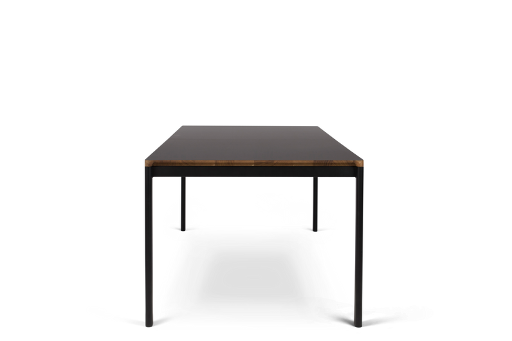 Bent Hansen Meet Table, Black Laminate w/Oak Edges