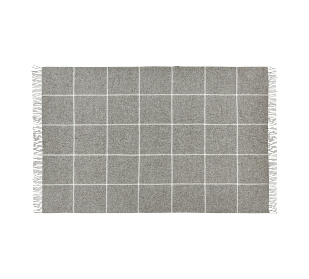 Silkeborg Uldspinderi Mandø 140x240 cm Throw Nordic Grey 0155