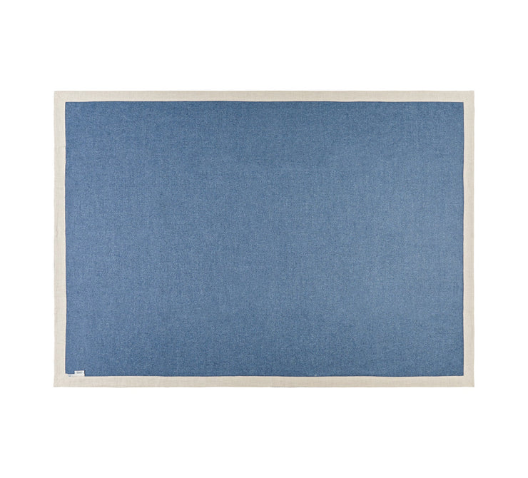 Silkeborg Uldspinderi Mendoza Throw 130x180 cm Throw 0726 Denim Blue