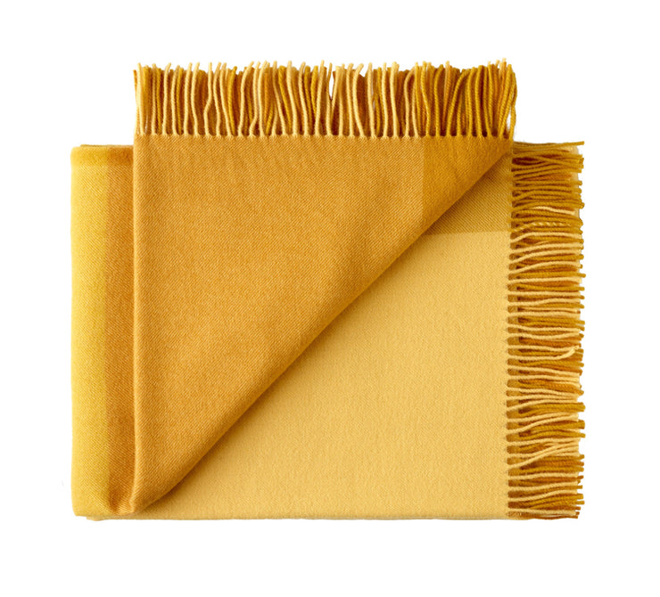 Silkeborg Uldspinderi Miami Throw 130x190 cm Throw 5308 Cornfields Yellow