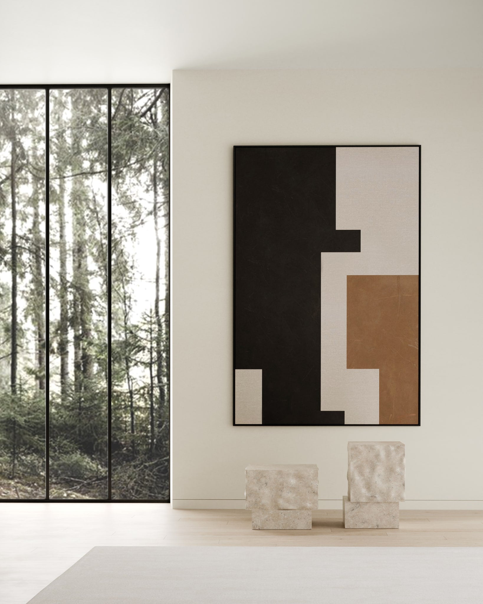 Temple Coffee Table, Low - Limestone - 101 Copenhagen