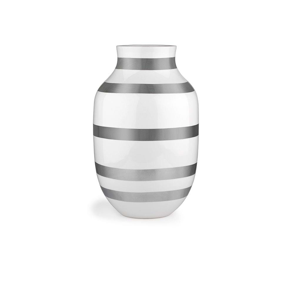 Kähler Omaggio Vase, Large, Silver