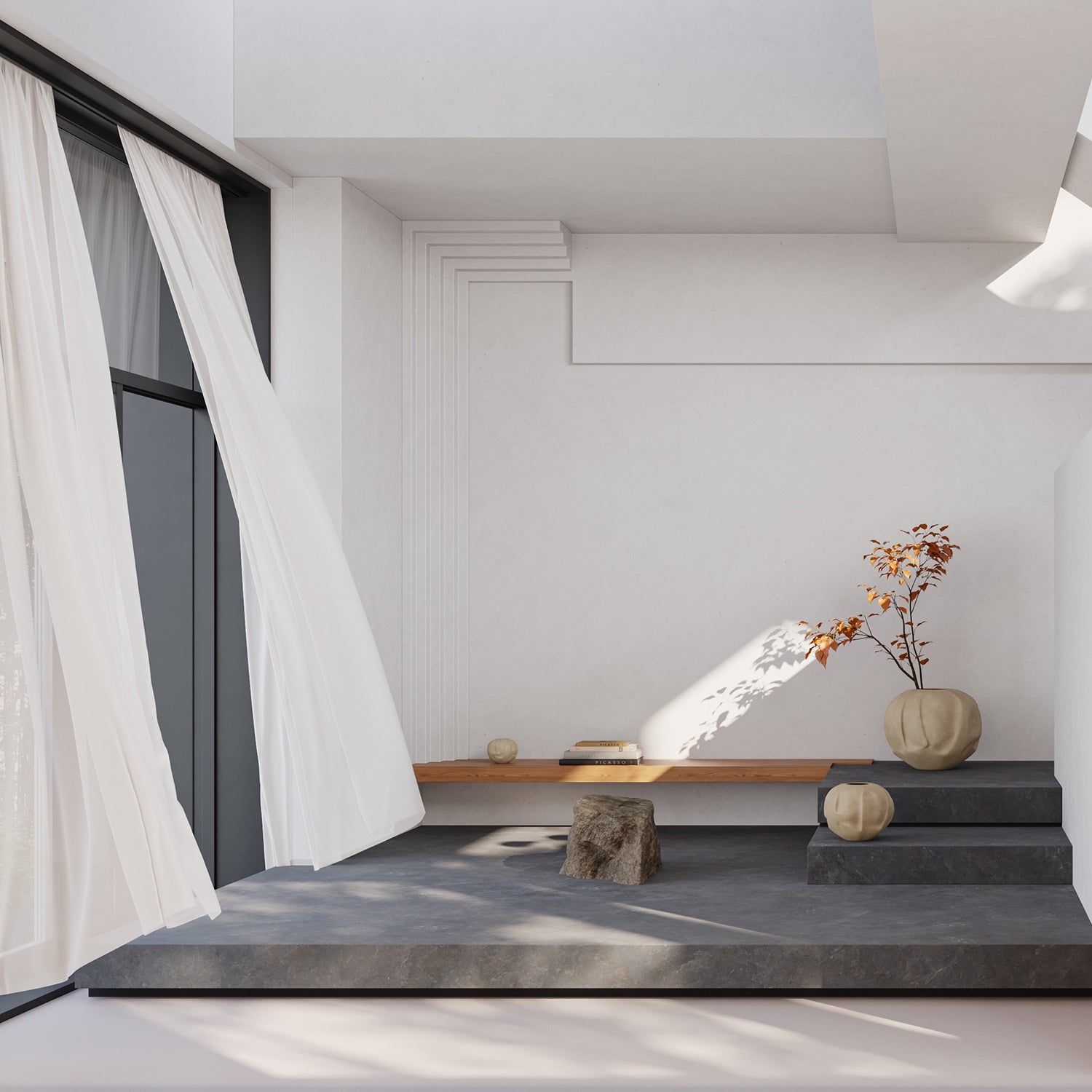 Orimono Vase, Medio - Sand - 101 CPH