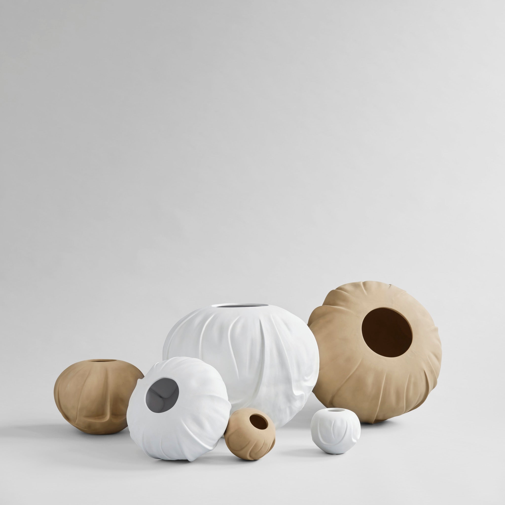 Orimono Vase, Big - Bone White - 101 CPH