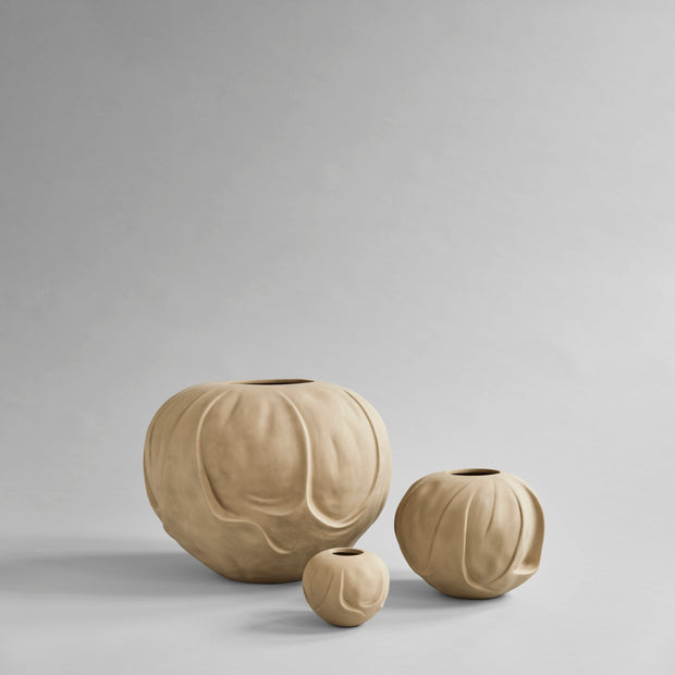 Orimono Vase, Medio - Sand - 101 CPH