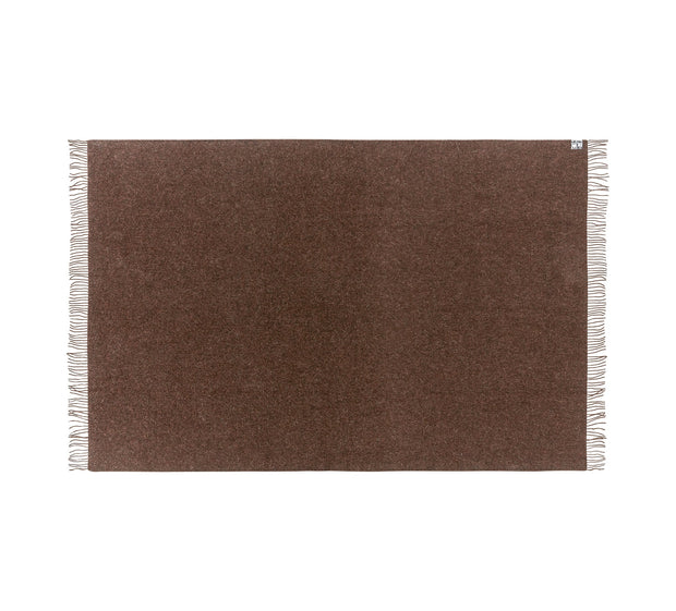 Silkeborg Uldspinderi Oxford Throw 140x240 cm Throw 0410 Dark Brown