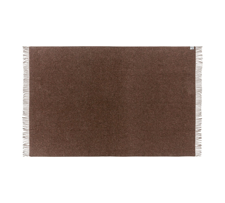 Silkeborg Uldspinderi Oxford Throw 140x240 cm Throw 0410 Dark Brown