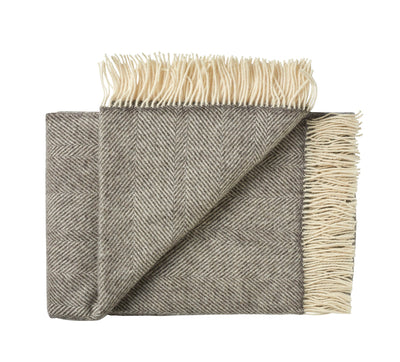 Silkeborg Uldspinderi Rømø Throw 140x240 cm Throw 0133 Dark Nordic Grey