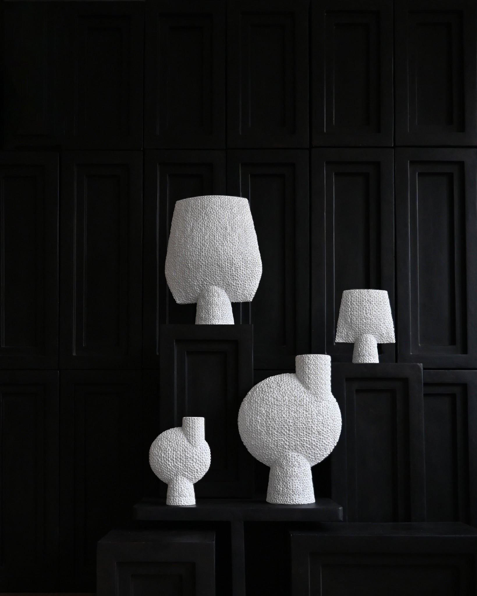 Sphere Vase Bubl Shisen, Medio - Bone White - 101 CPH