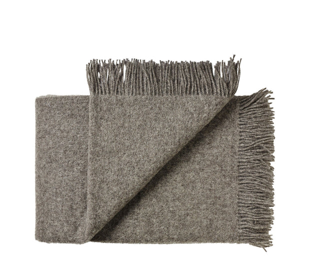 Silkeborg Uldspinderi Samsø Throw 140x240 cm Throw 0116 Dark Nordic Grey