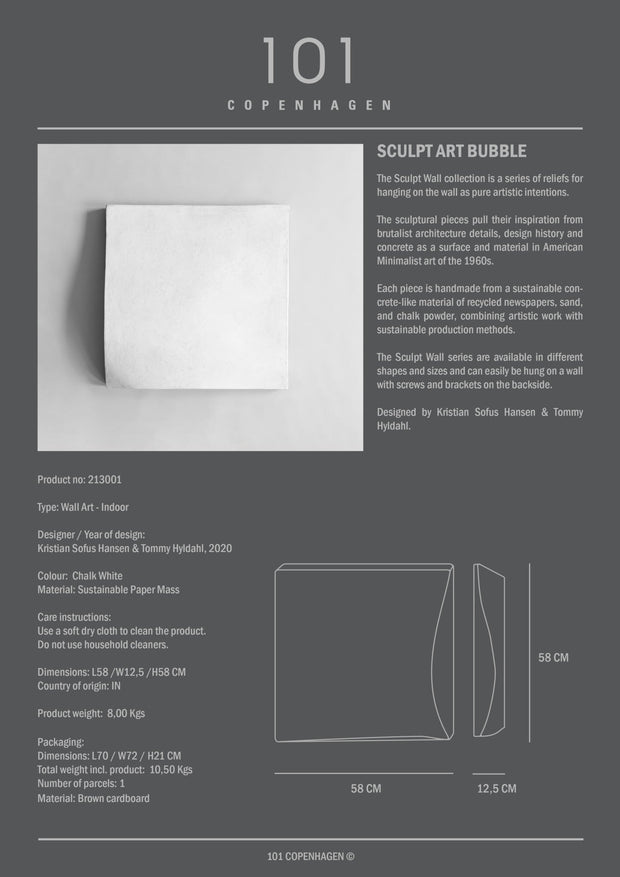 Sculpt Art, Bubble - Chalk White - 101 CPH